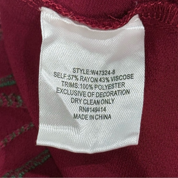 JOHNNY WAS Women’s Messine Long KIMONO JACKET Embroidered Floral Pomegranate NWT - Picture 15 of 15